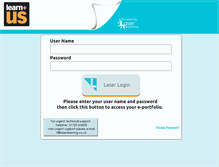 Tablet Screenshot of learnplus.laserlearning.org